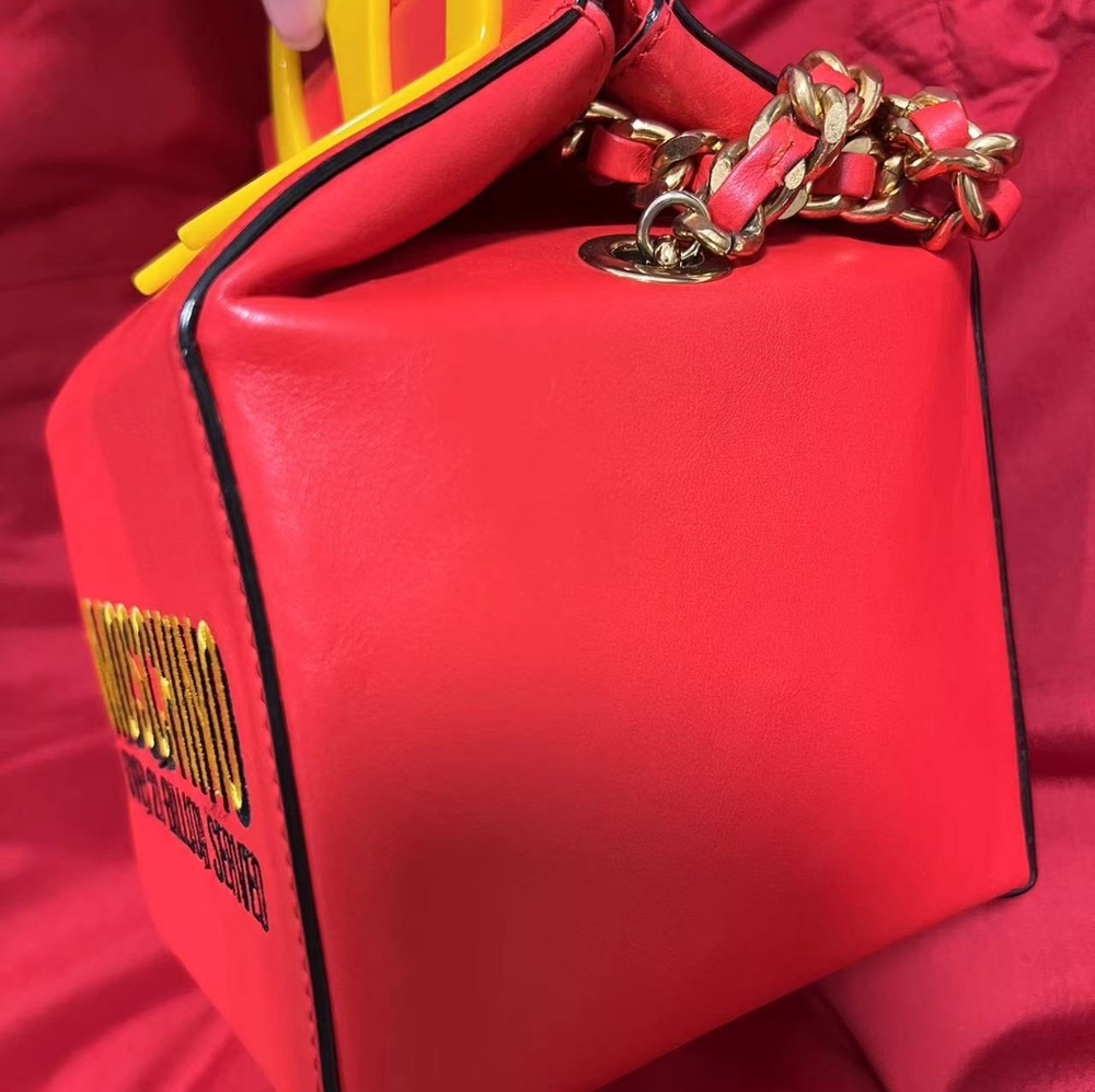 Moschino Couture Bag Happy Meal Bag Jeremy Scott Mcdonald’s Grail Authentic nice - Picture 7 of 11